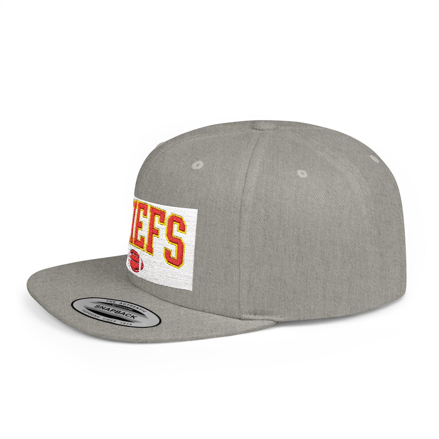 Football Snapback Cap, Game Day Gift Hat, Unisex Sports Holiday Accessory, Flat Bill