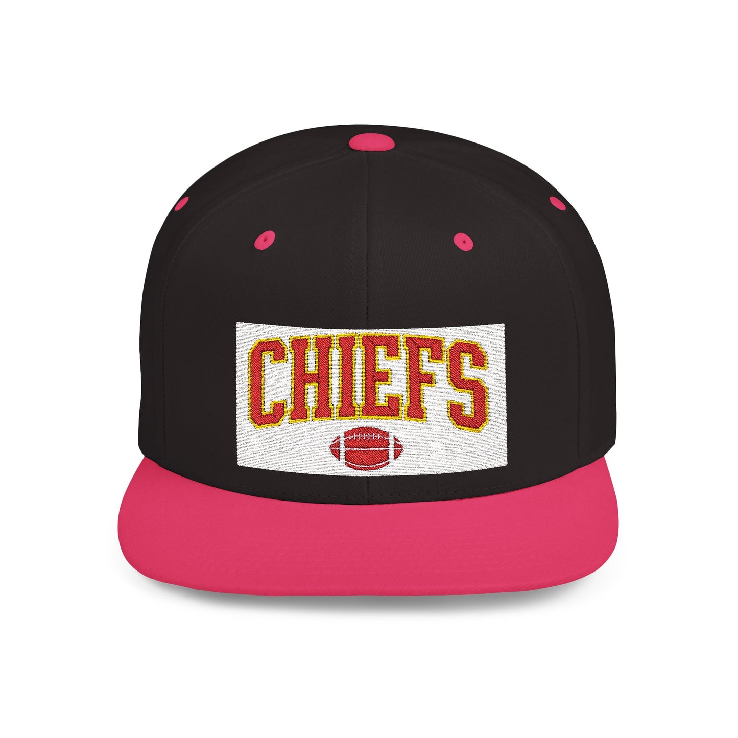 Football Snapback Cap, Game Day Gift Hat, Unisex Sports Holiday Accessory, Flat Bill