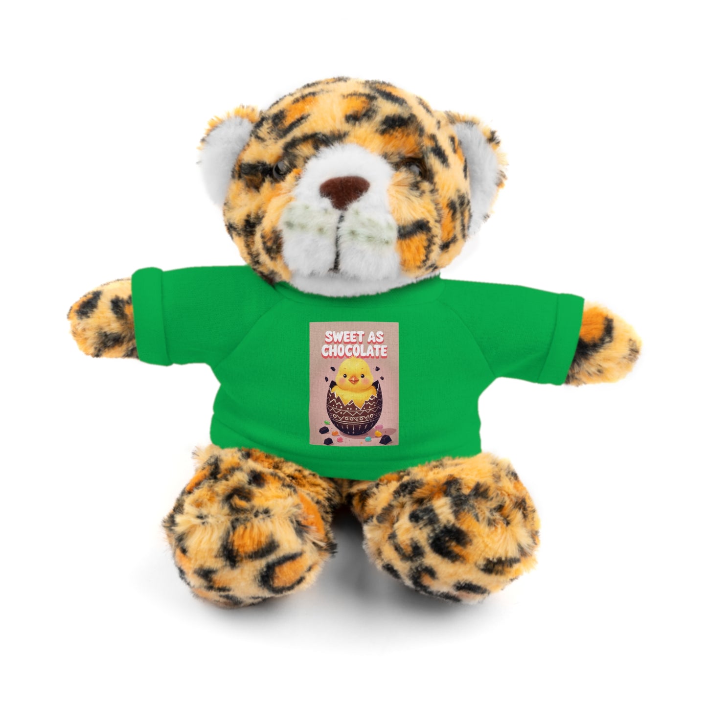 Sweet as Chocolate Stuffed Animal - Adorable Plush Toy with Tee