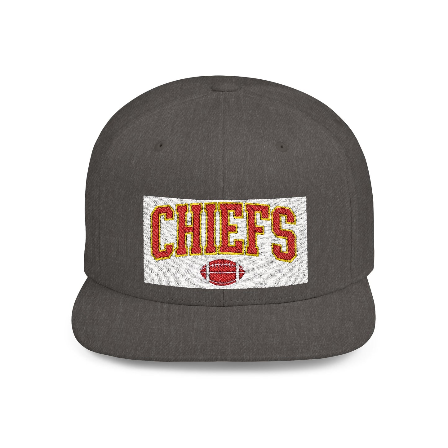 Football Snapback Cap, Game Day Gift Hat, Unisex Sports Holiday Accessory, Flat Bill
