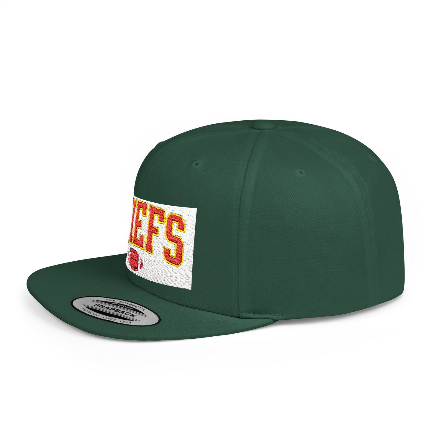Football Snapback Cap, Game Day Gift Hat, Unisex Sports Holiday Accessory, Flat Bill