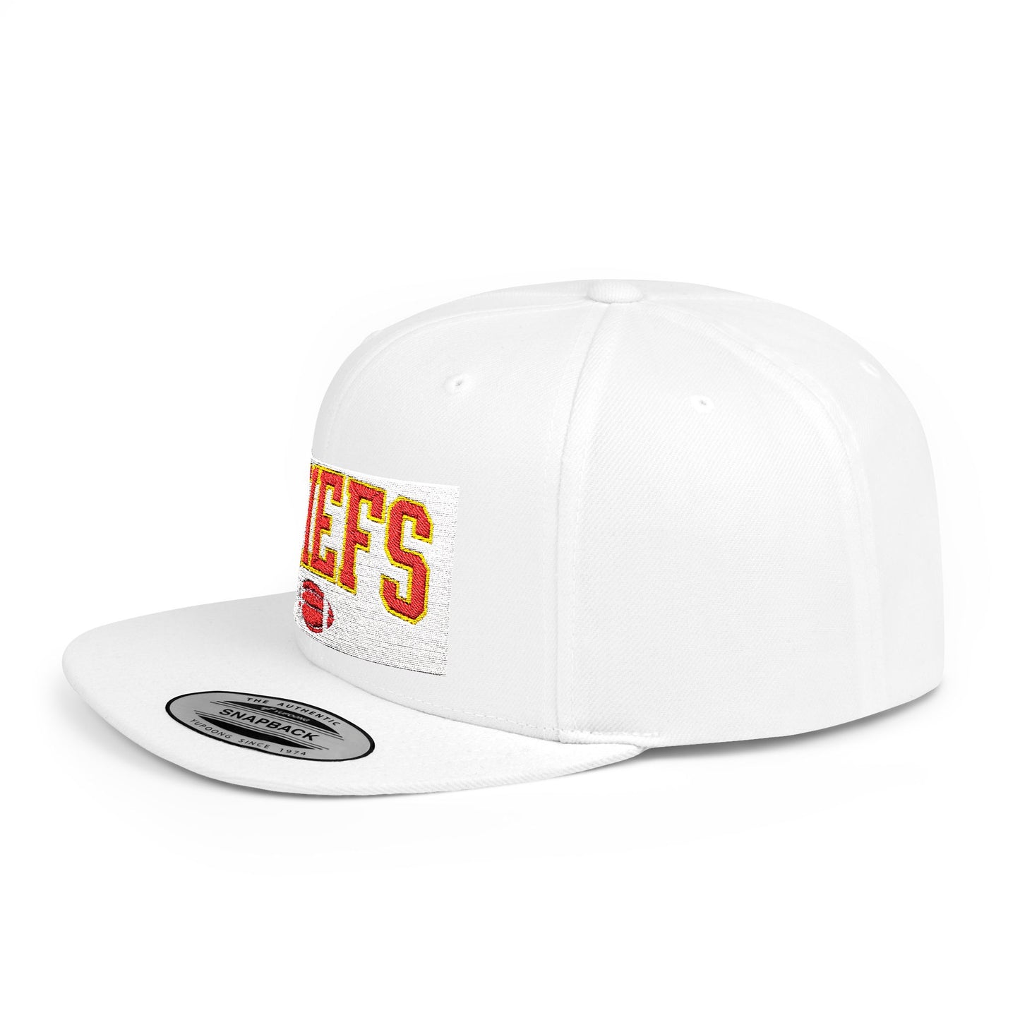 Football Snapback Cap, Game Day Gift Hat, Unisex Sports Holiday Accessory, Flat Bill