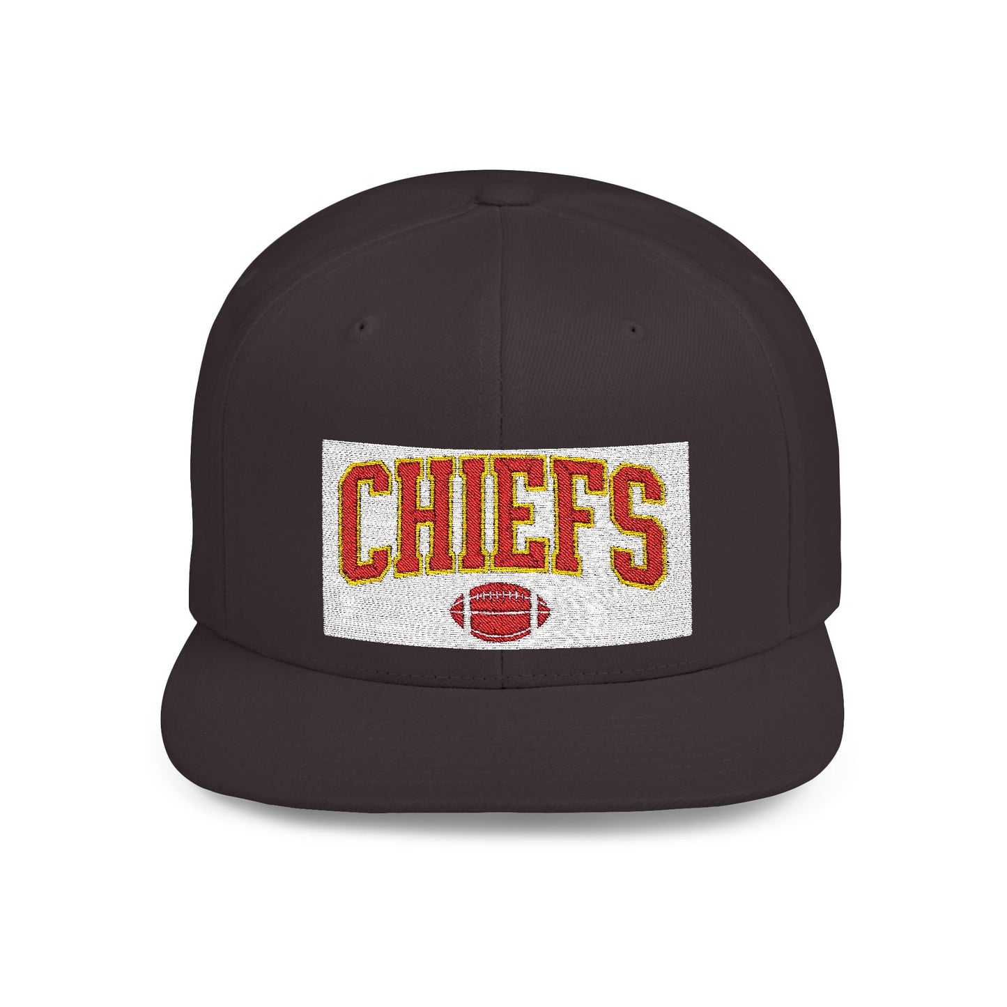 Football Snapback Cap, Game Day Gift Hat, Unisex Sports Holiday Accessory, Flat Bill