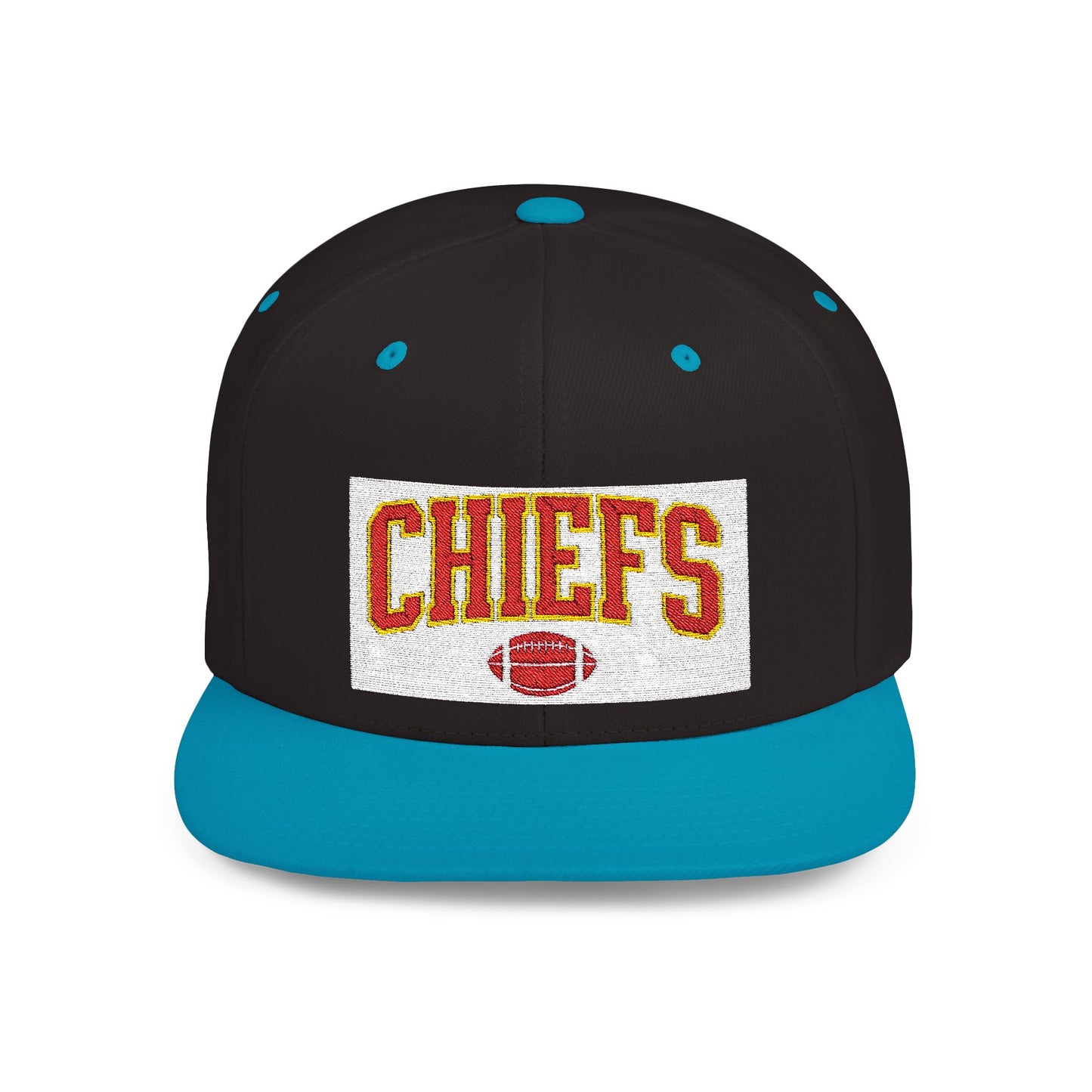 Football Snapback Cap, Game Day Gift Hat, Unisex Sports Holiday Accessory, Flat Bill