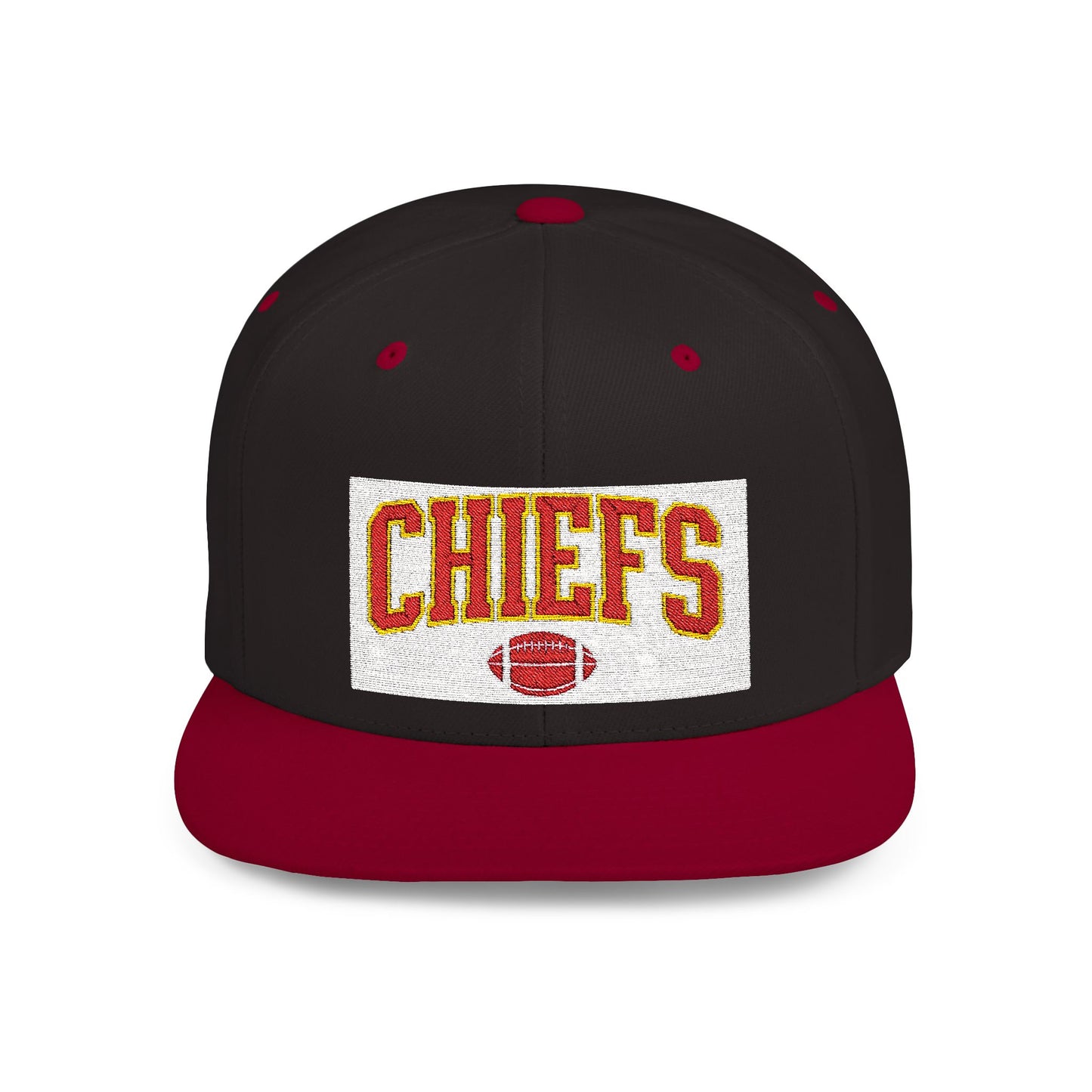 Football Snapback Cap, Game Day Gift Hat, Unisex Sports Holiday Accessory, Flat Bill