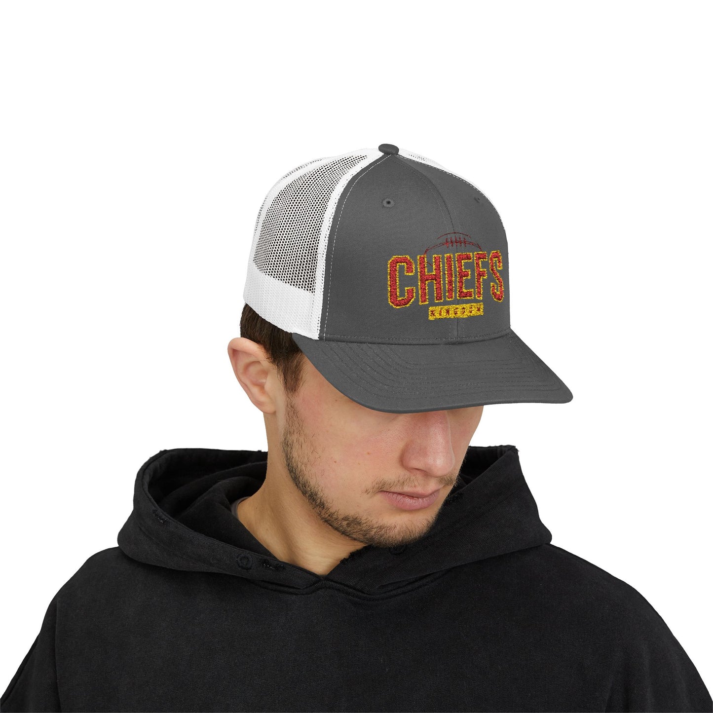 Football Snapback Trucker Cap, Football Gift Cap, Unisex Football Season Hat, Sports Fan Cap, Game Day Hat