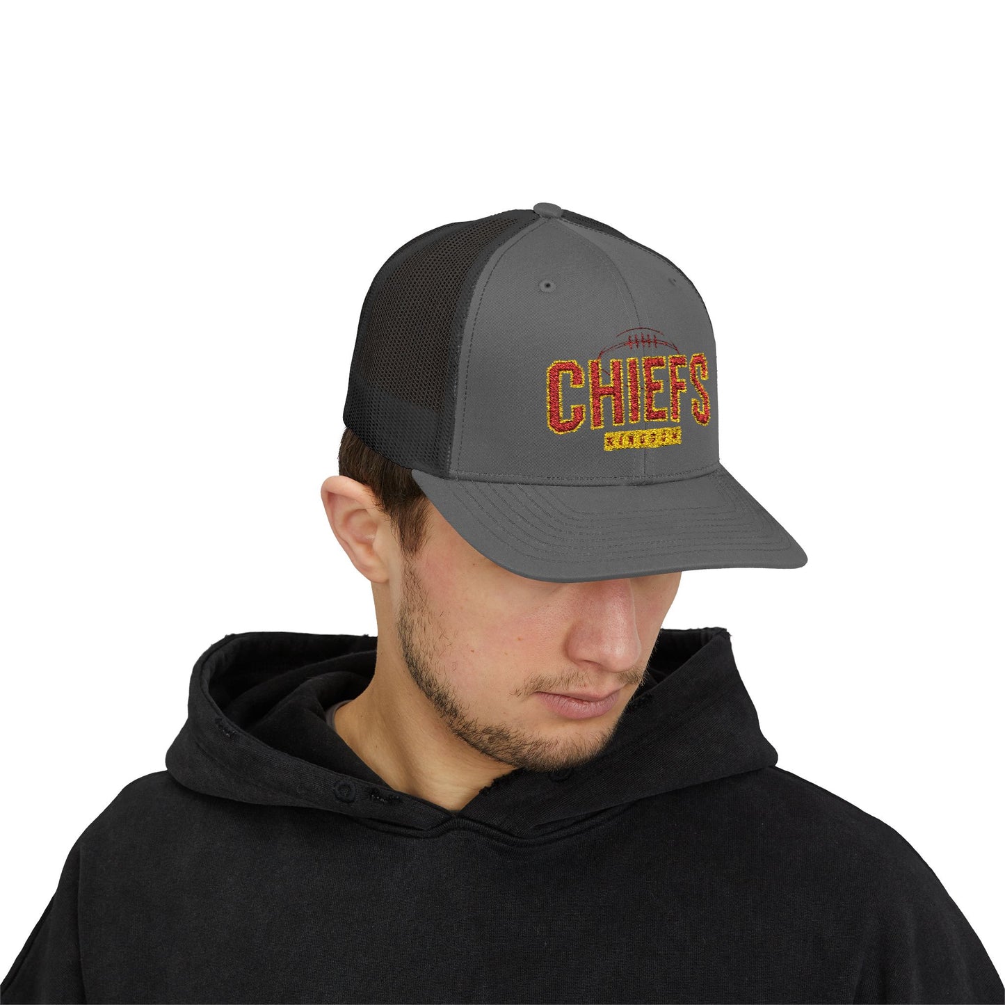 Football Snapback Trucker Cap, Football Gift Cap, Unisex Football Season Hat, Sports Fan Cap, Game Day Hat