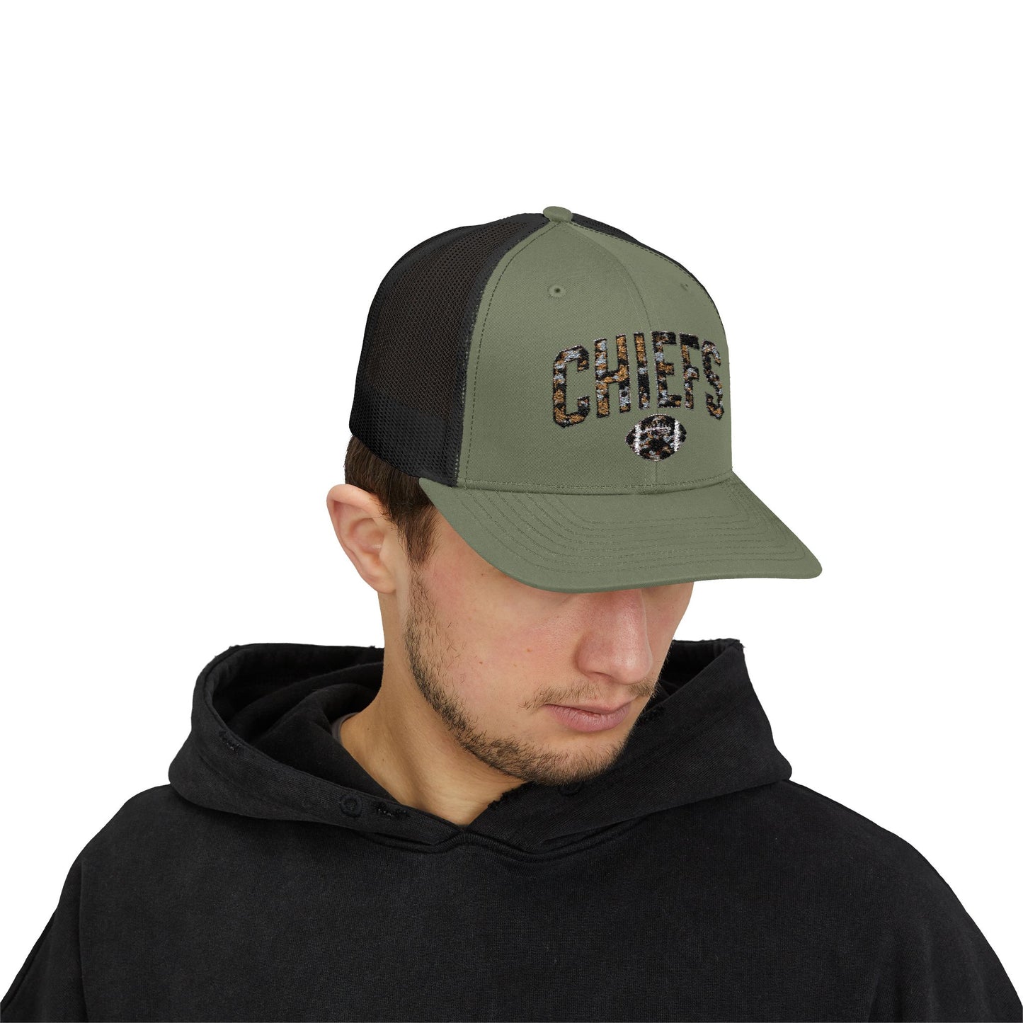 Snapback Trucker Cap, Football Snapback Cap, Game Day Gift Hat, Unisex Sports Holiday Accessory