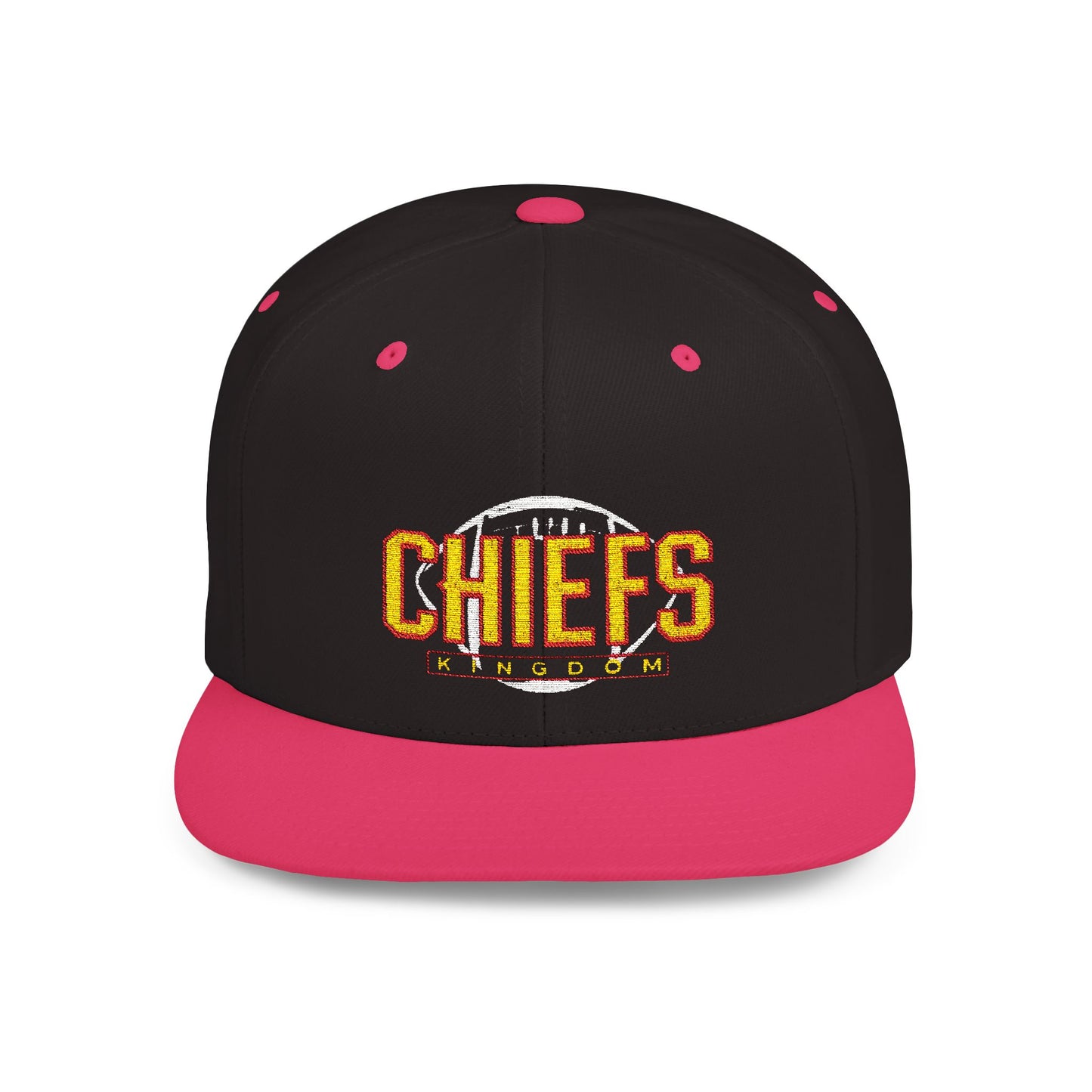 Unisex Football Snapback Cap, Game Day Gift Hat, Unisex Sports Holiday Accessory, Flat Bill