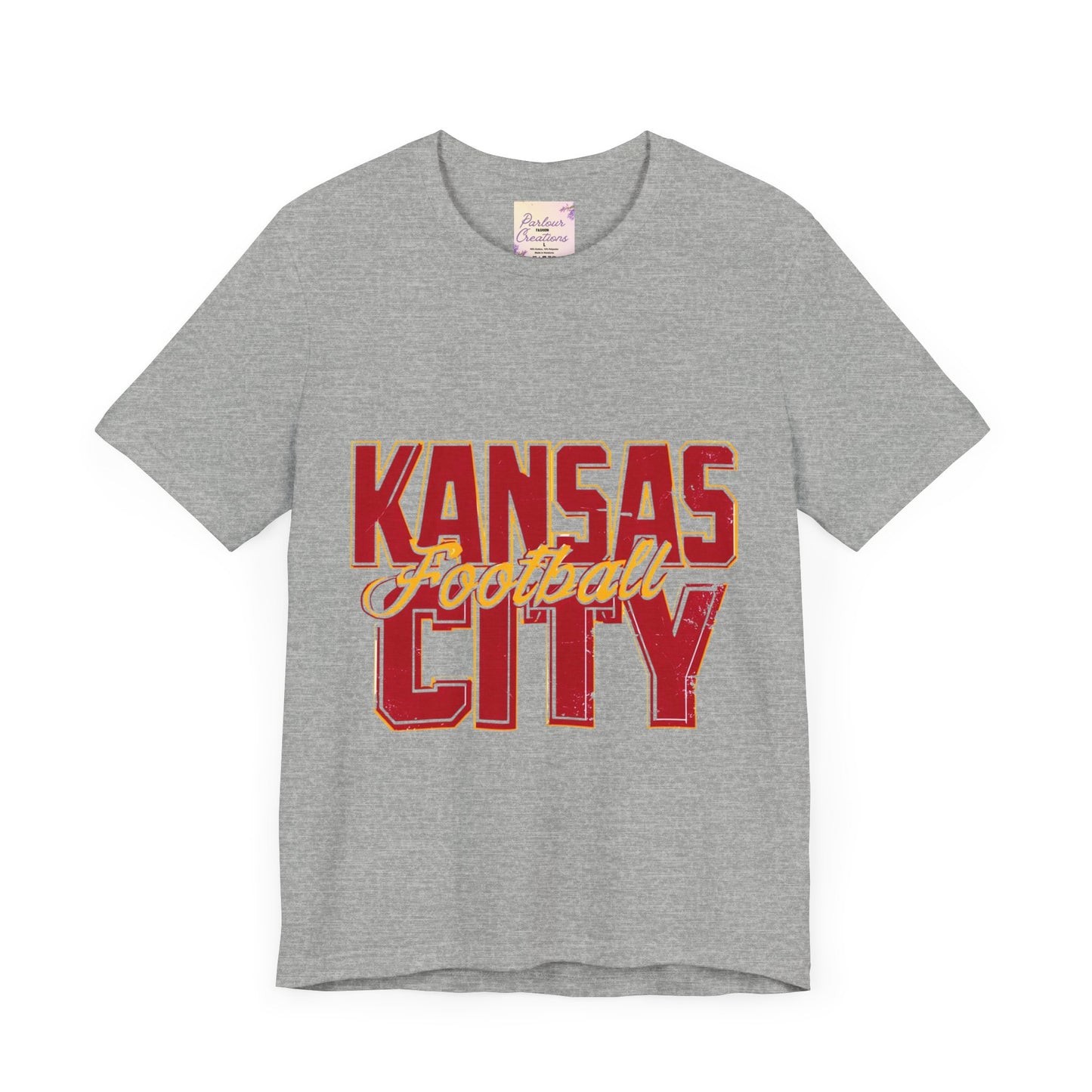 Football Party Unisex Jersey Tee, Gift for Friends, School Gym Work Everyday, Short Sleeve Shirt