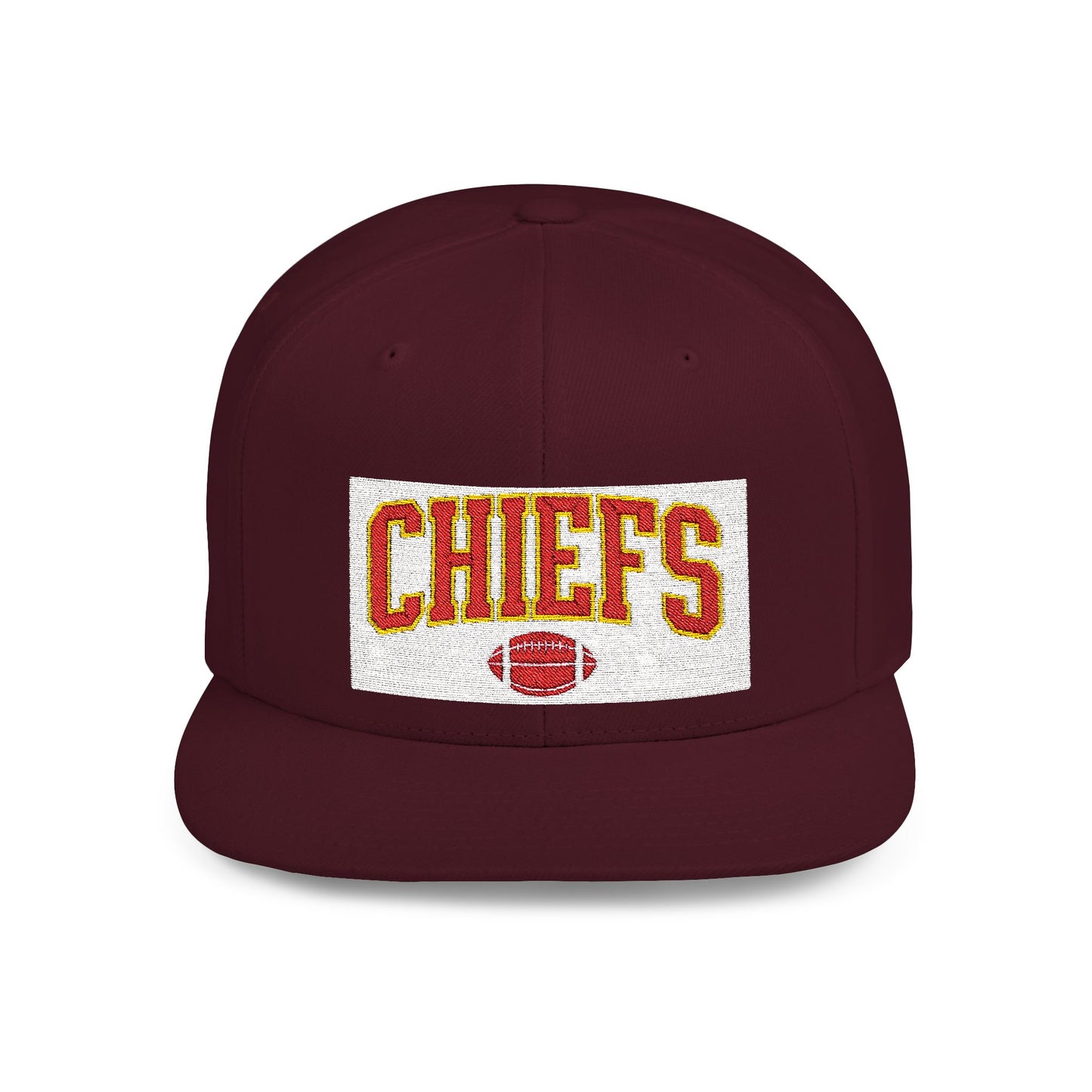Football Snapback Cap, Game Day Gift Hat, Unisex Sports Holiday Accessory, Flat Bill