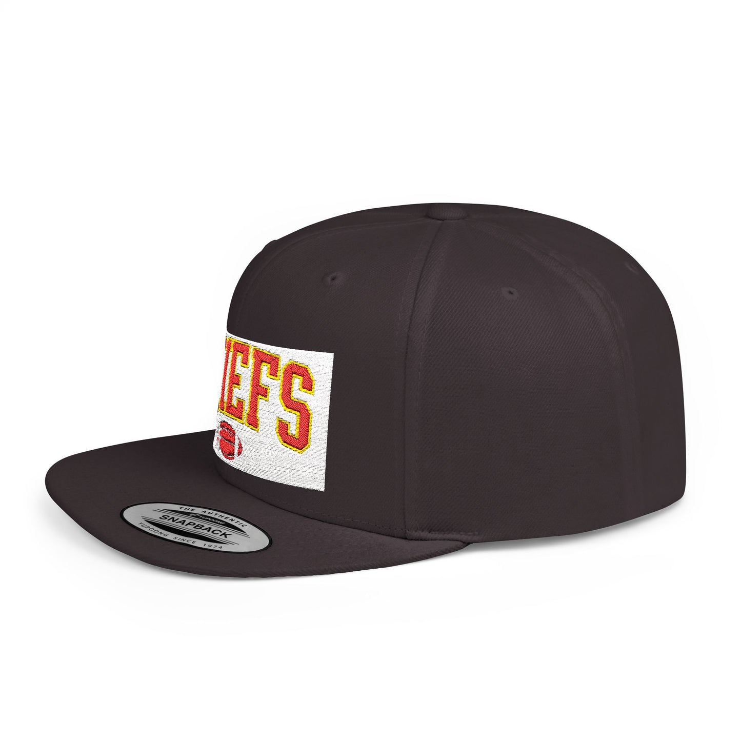 Football Snapback Cap, Game Day Gift Hat, Unisex Sports Holiday Accessory, Flat Bill