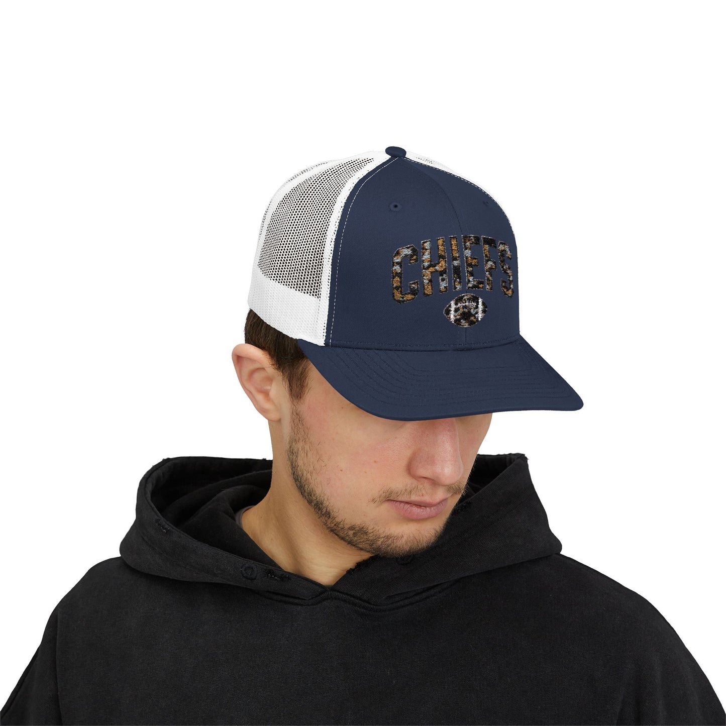 Snapback Trucker Cap, Football Snapback Cap, Game Day Gift Hat, Unisex Sports Holiday Accessory