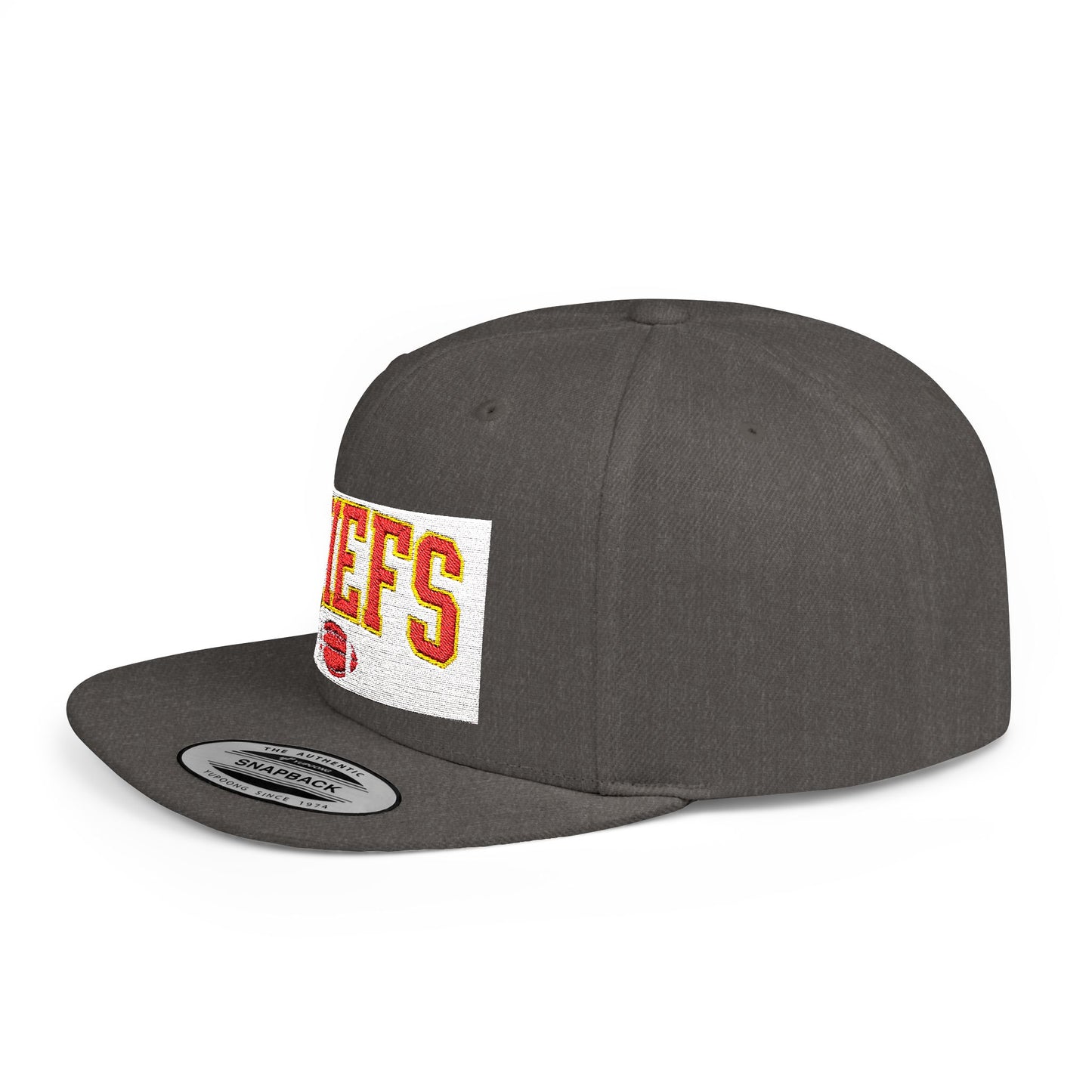 Football Snapback Cap, Game Day Gift Hat, Unisex Sports Holiday Accessory, Flat Bill
