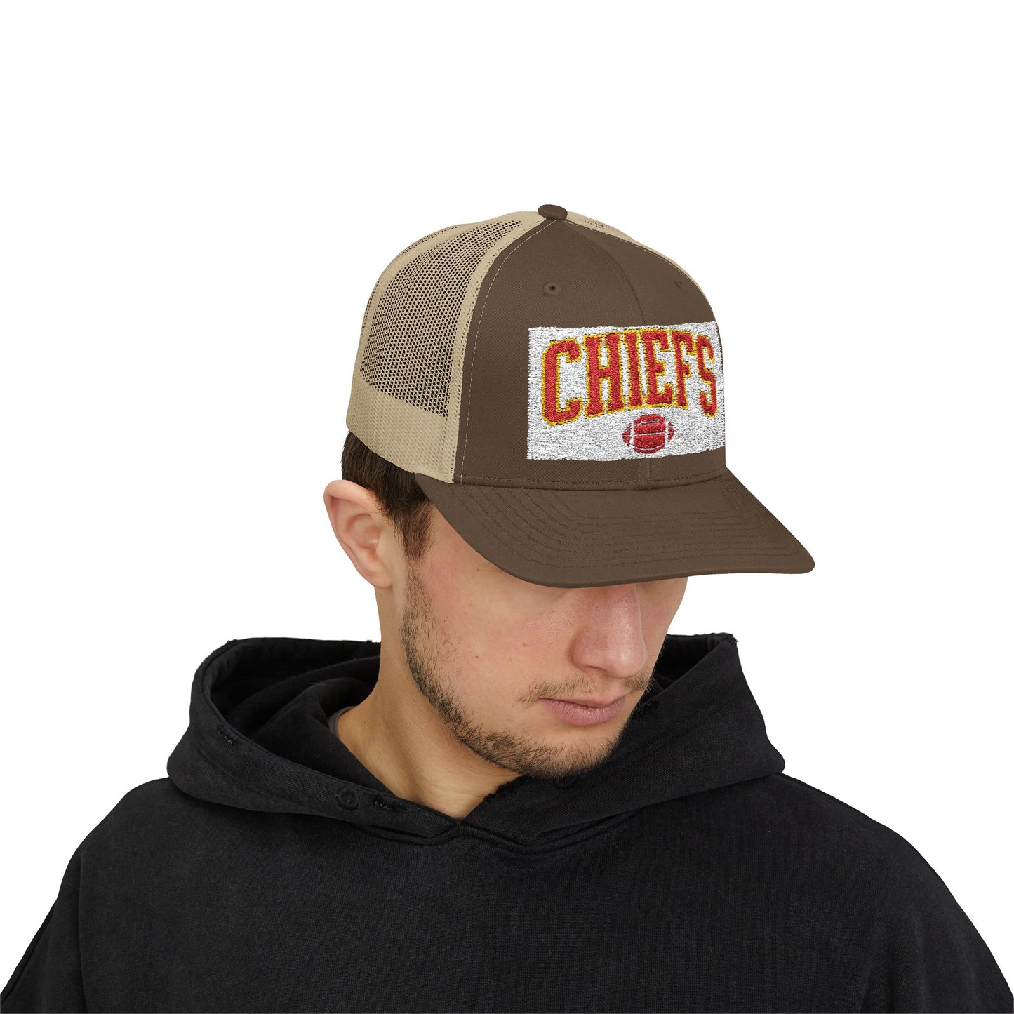 Football Snapback Trucker Cap, Sports Team, Game Day, Unisex Hat, Football Lover Gift, Tailgate Accessory