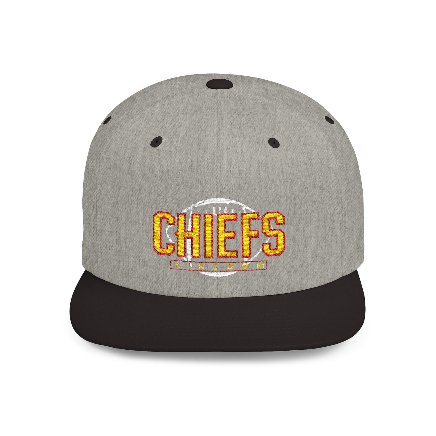 Unisex Football Snapback Cap, Game Day Gift Hat, Unisex Sports Holiday Accessory, Flat Bill