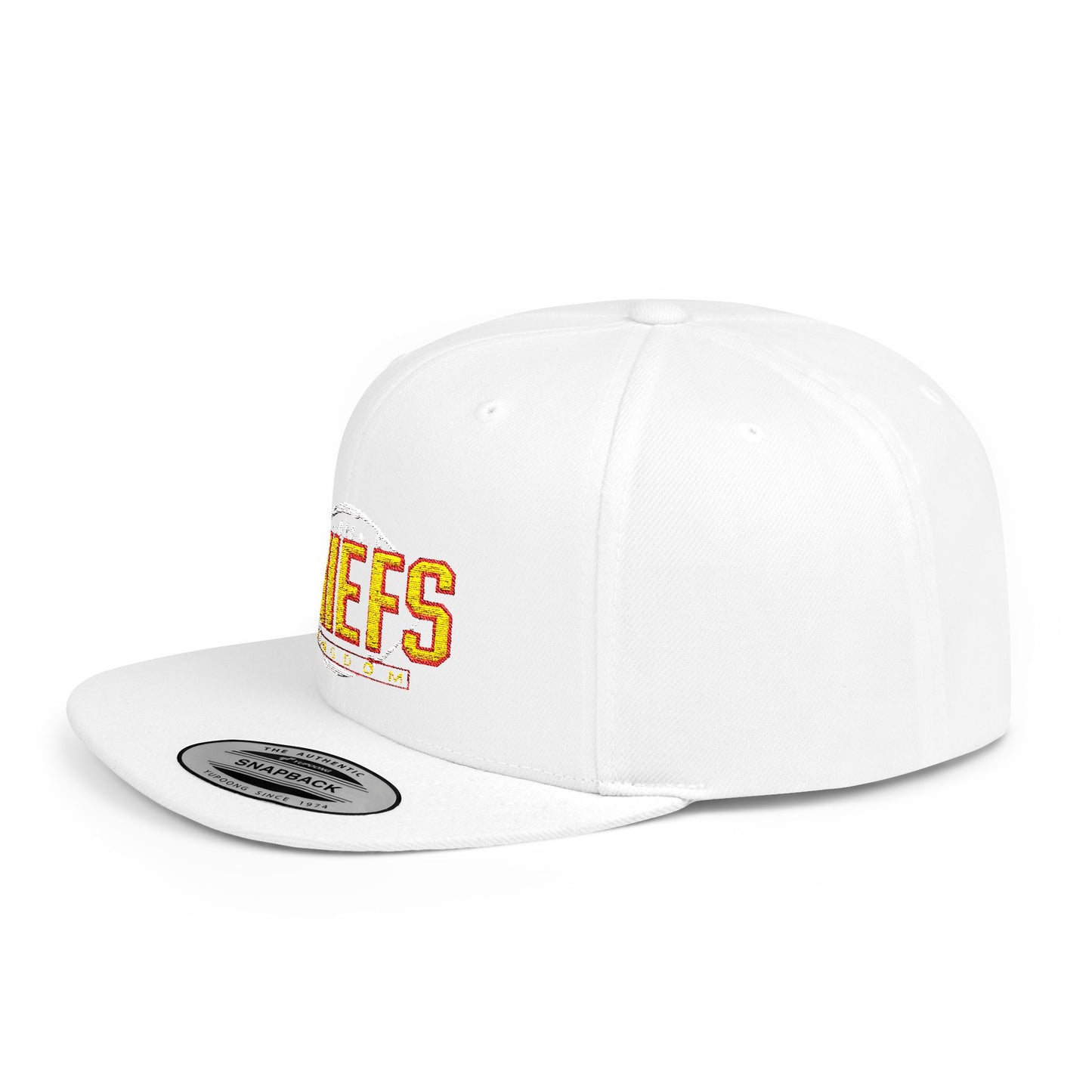 Unisex Football Snapback Cap, Game Day Gift Hat, Unisex Sports Holiday Accessory, Flat Bill