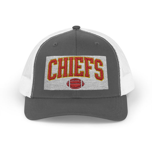 Football Snapback Trucker Cap, Sports Team, Game Day, Unisex Hat, Football Lover Gift, Tailgate Accessory