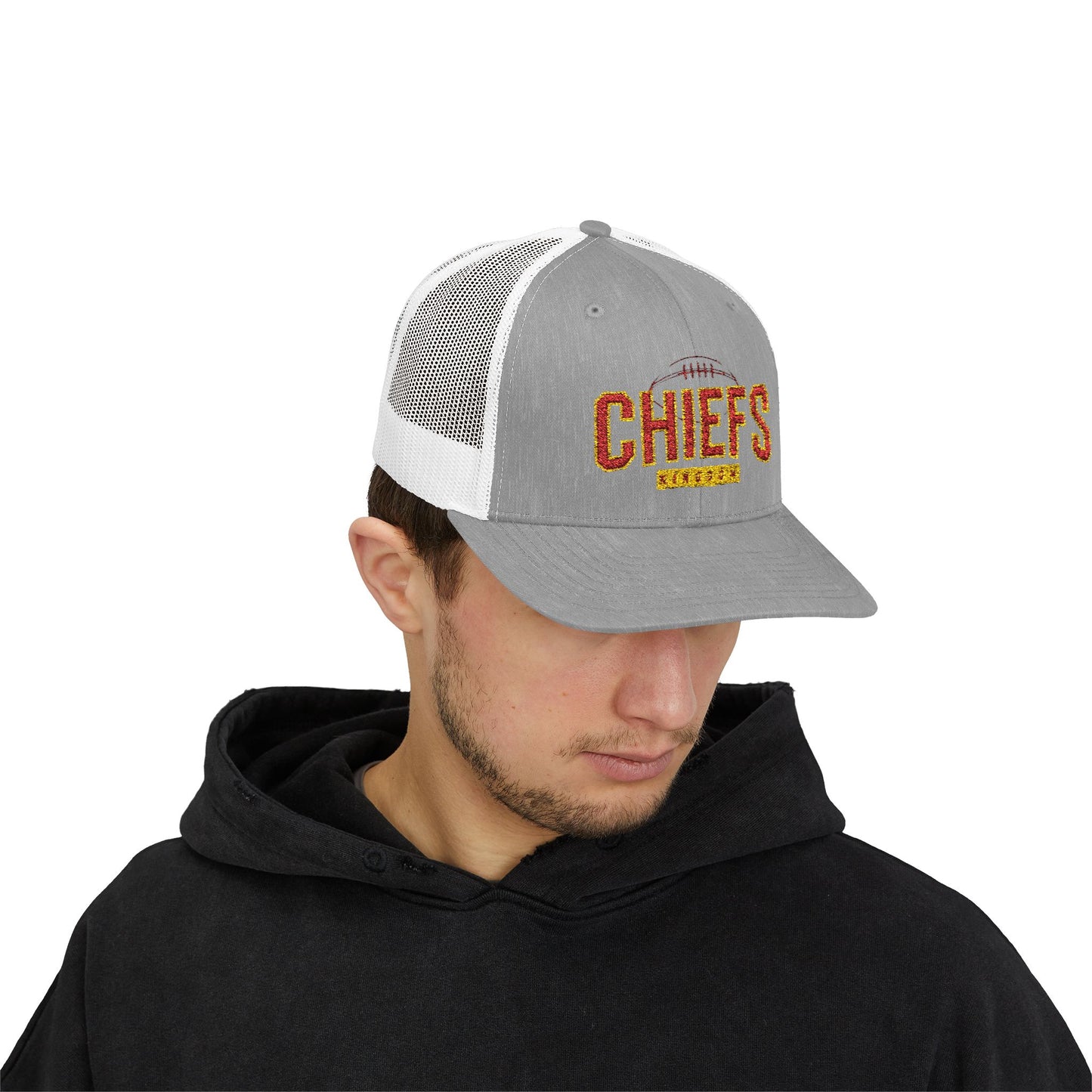 Football Snapback Trucker Cap, Football Gift Cap, Unisex Football Season Hat, Sports Fan Cap, Game Day Hat