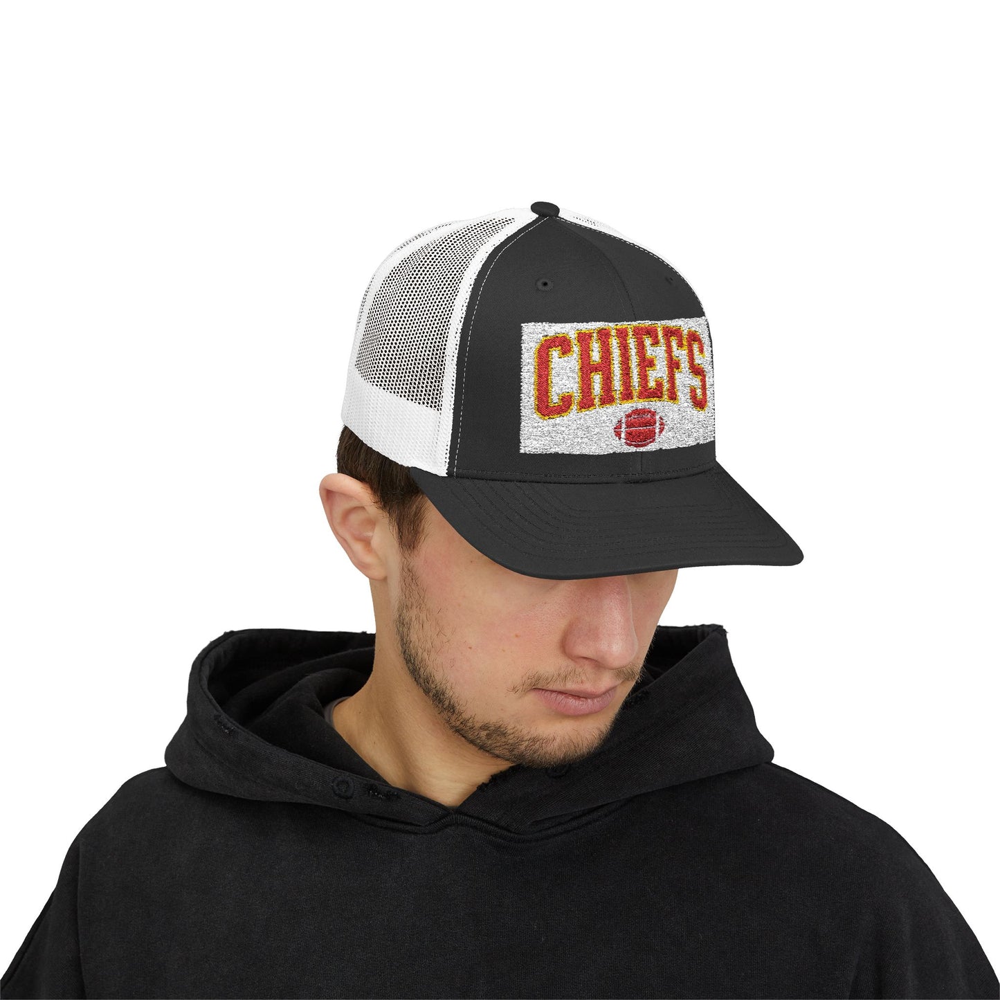 Football Snapback Trucker Cap, Sports Team, Game Day, Unisex Hat, Football Lover Gift, Tailgate Accessory