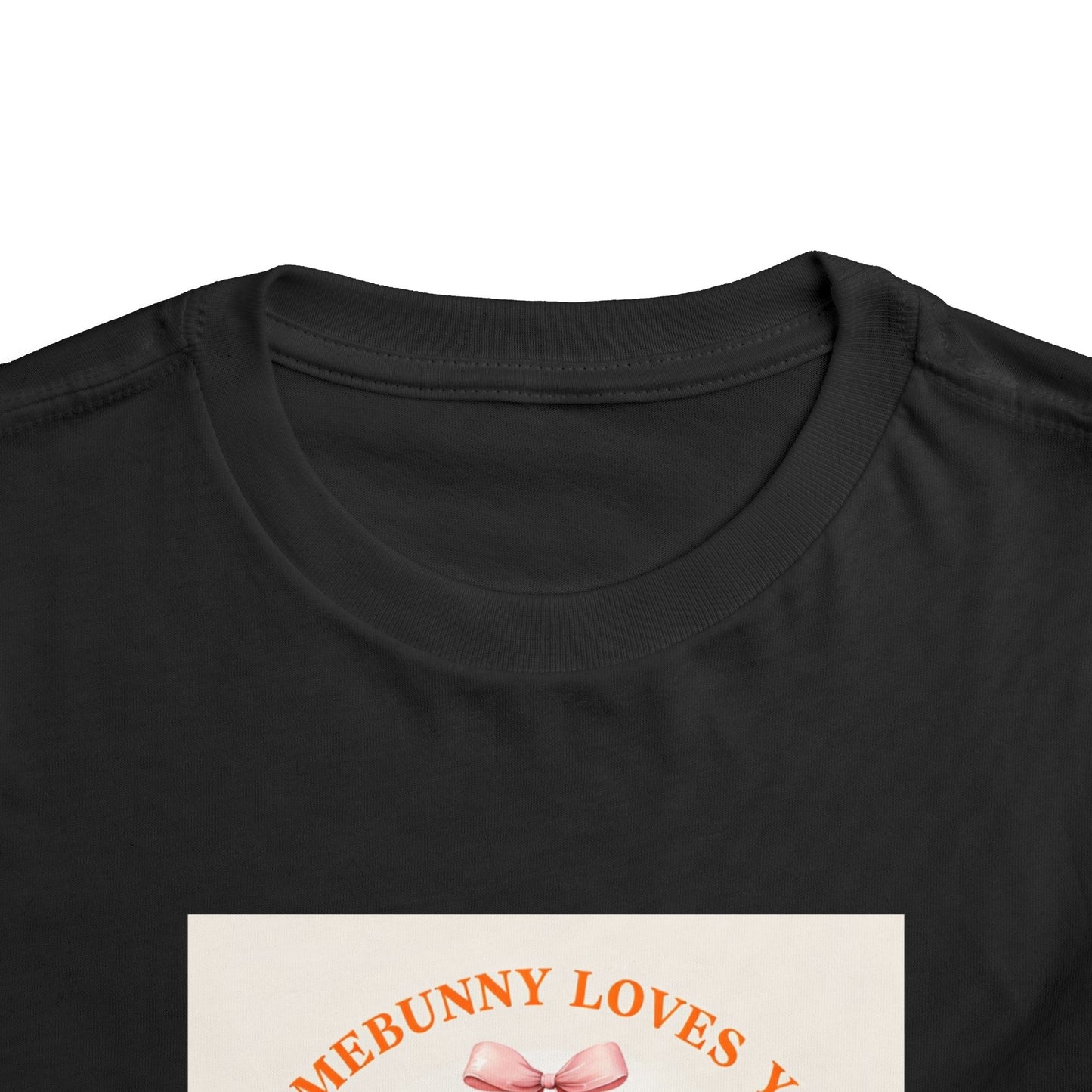 Toddler Short Sleeve Tee - 'Somebunny Loves You' Cute Bunny Design for Easter & Spring Celebrations