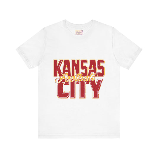 Football Party Unisex Jersey Tee, Gift for Friends, School Gym Work Everyday, Short Sleeve Shirt