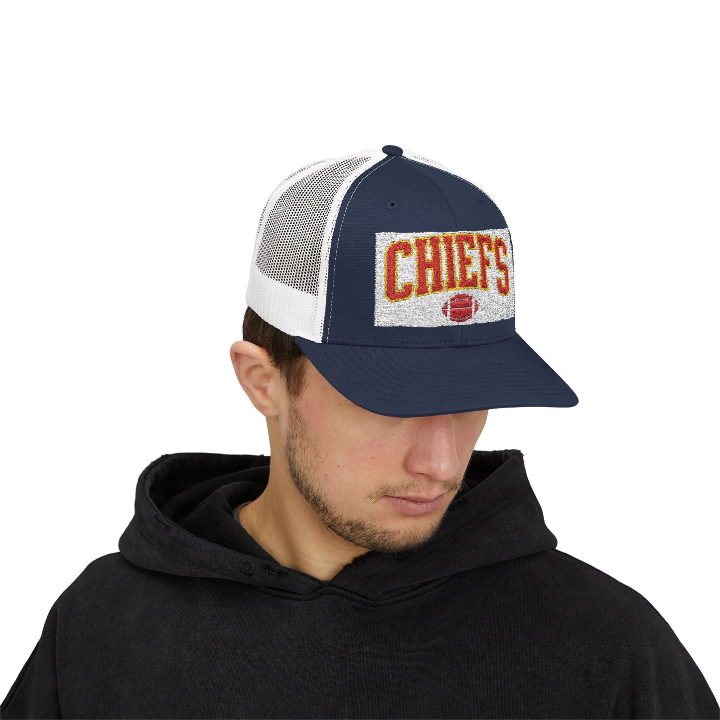Football Snapback Trucker Cap, Sports Team, Game Day, Unisex Hat, Football Lover Gift, Tailgate Accessory