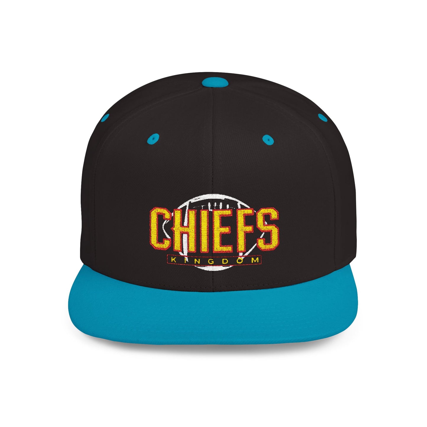Unisex Football Snapback Cap, Game Day Gift Hat, Unisex Sports Holiday Accessory, Flat Bill