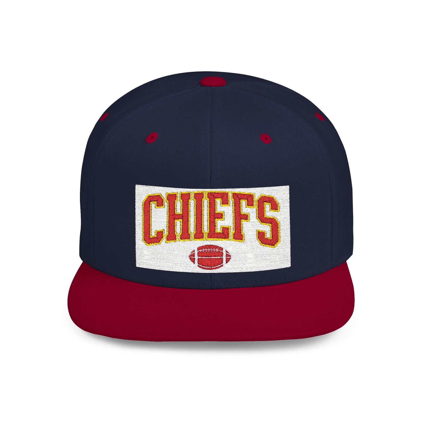 Football Snapback Cap, Game Day Gift Hat, Unisex Sports Holiday Accessory, Flat Bill