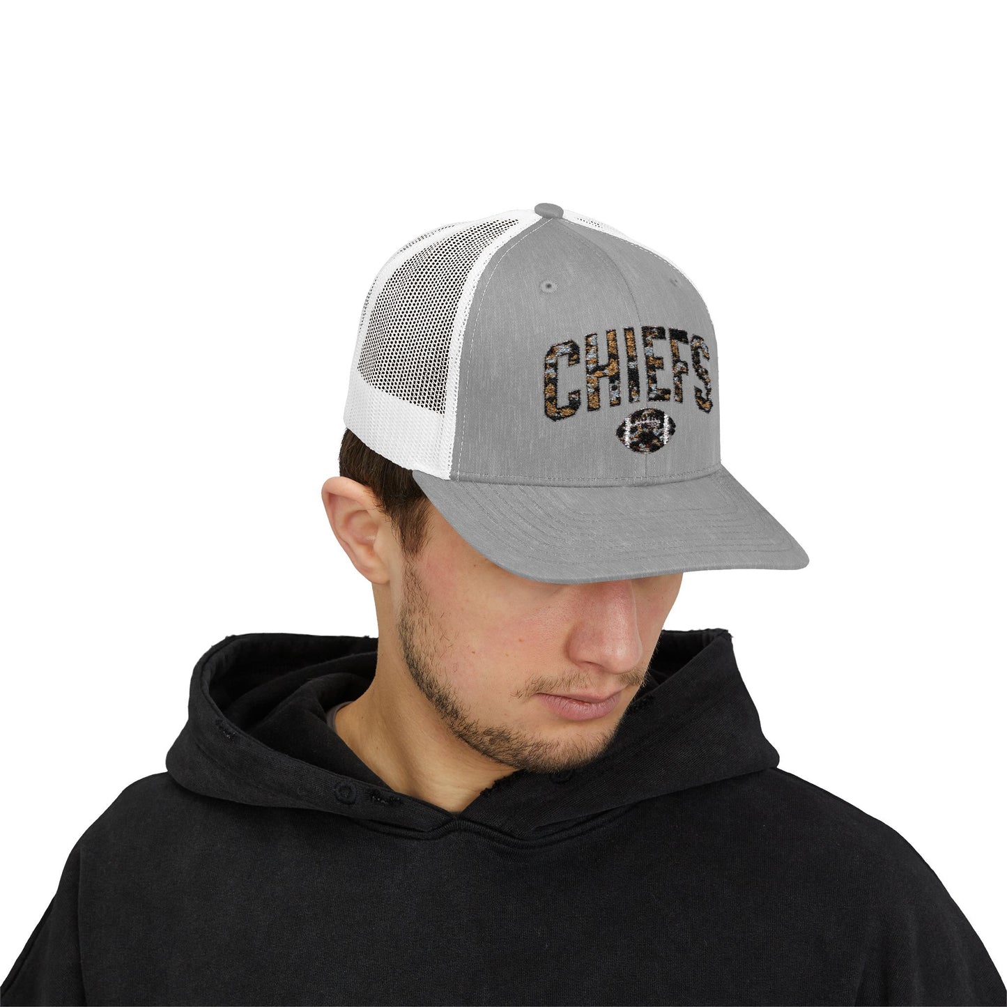 Snapback Trucker Cap, Football Snapback Cap, Game Day Gift Hat, Unisex Sports Holiday Accessory
