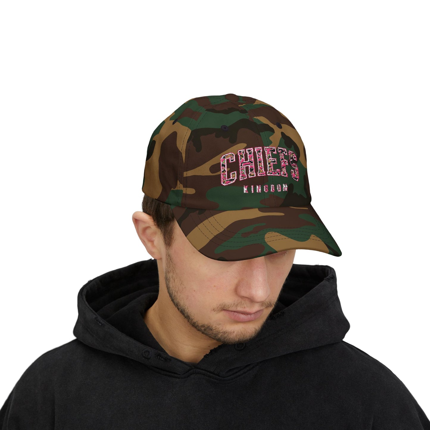 Unisex Light Camo Classic Football Cap, Game Day Gift Hat, Unisex Sports, Holiday Accessory