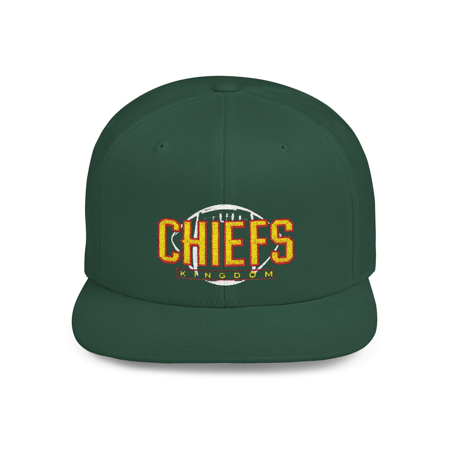 Unisex Football Snapback Cap, Game Day Gift Hat, Unisex Sports Holiday Accessory, Flat Bill