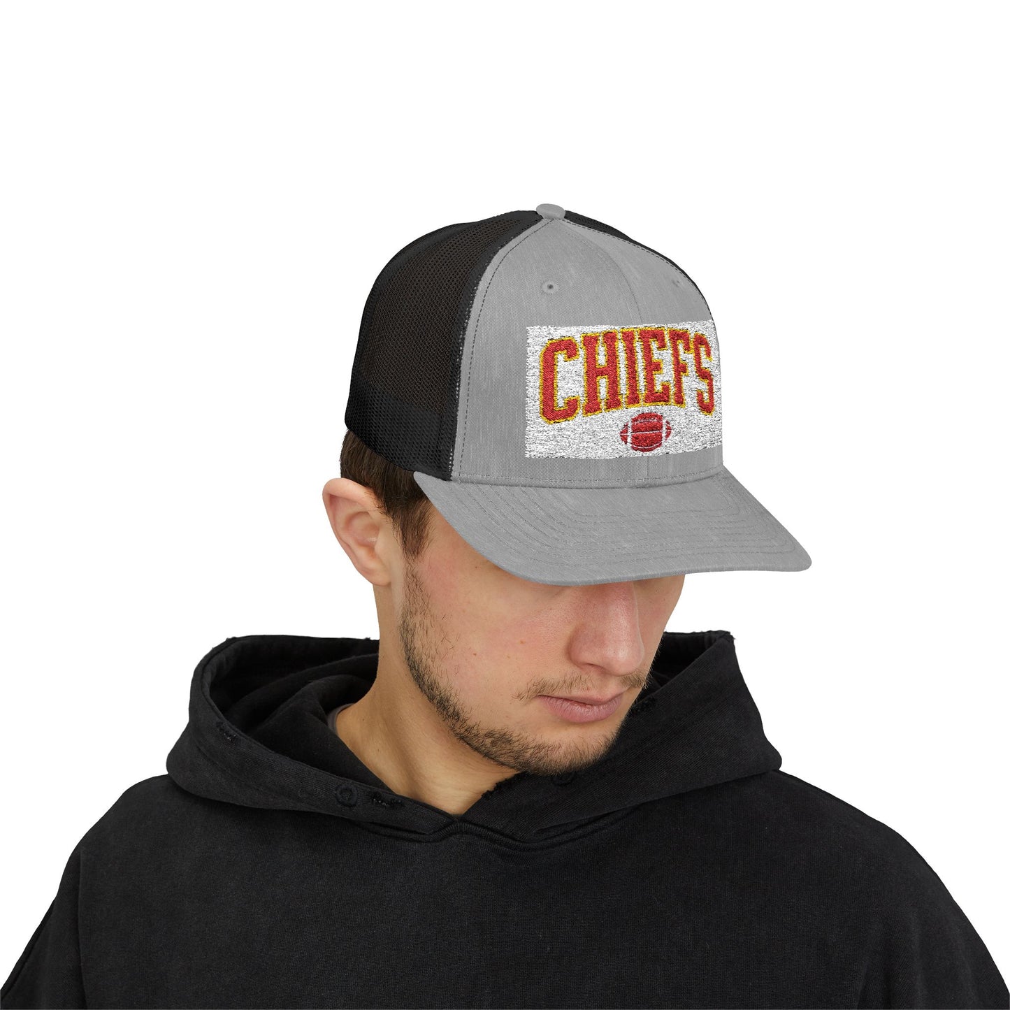 Football Snapback Trucker Cap, Sports Team, Game Day, Unisex Hat, Football Lover Gift, Tailgate Accessory