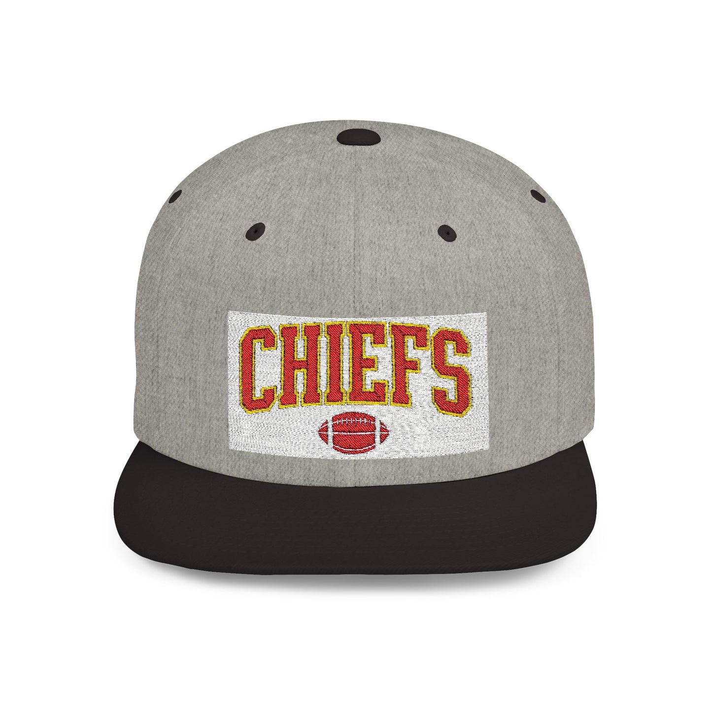Football Snapback Cap, Game Day Gift Hat, Unisex Sports Holiday Accessory, Flat Bill
