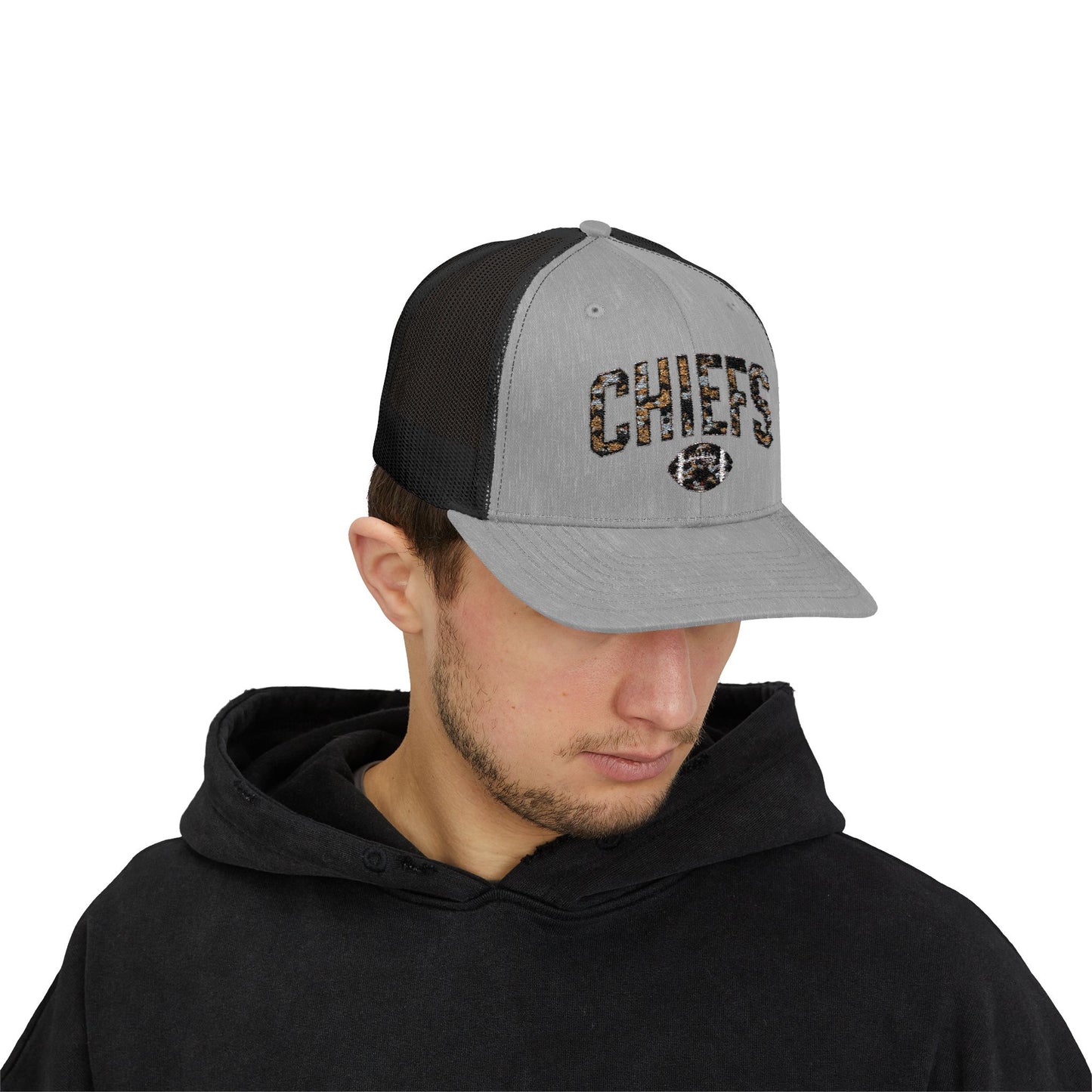 Snapback Trucker Cap, Football Snapback Cap, Game Day Gift Hat, Unisex Sports Holiday Accessory