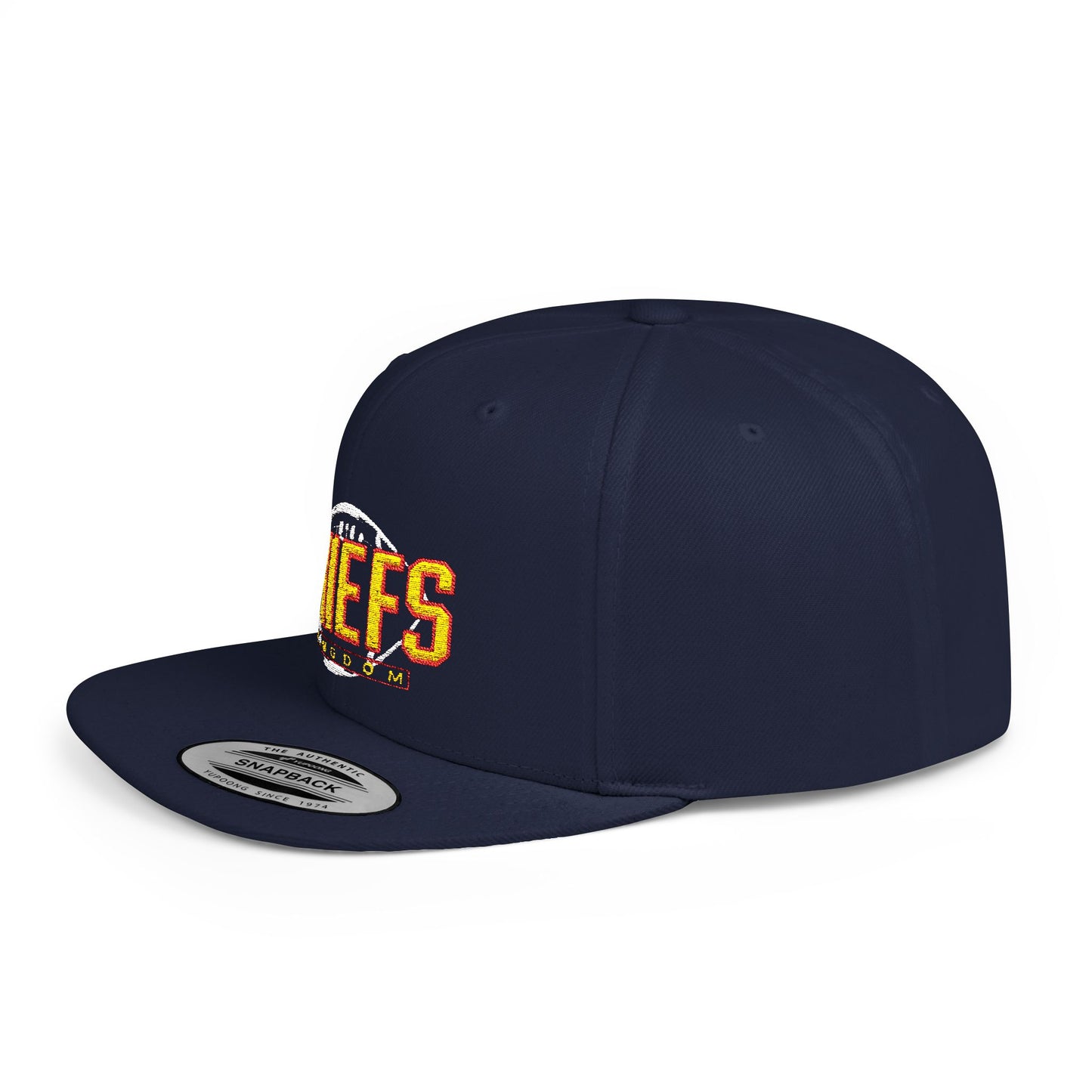 Unisex Football Snapback Cap, Game Day Gift Hat, Unisex Sports Holiday Accessory, Flat Bill