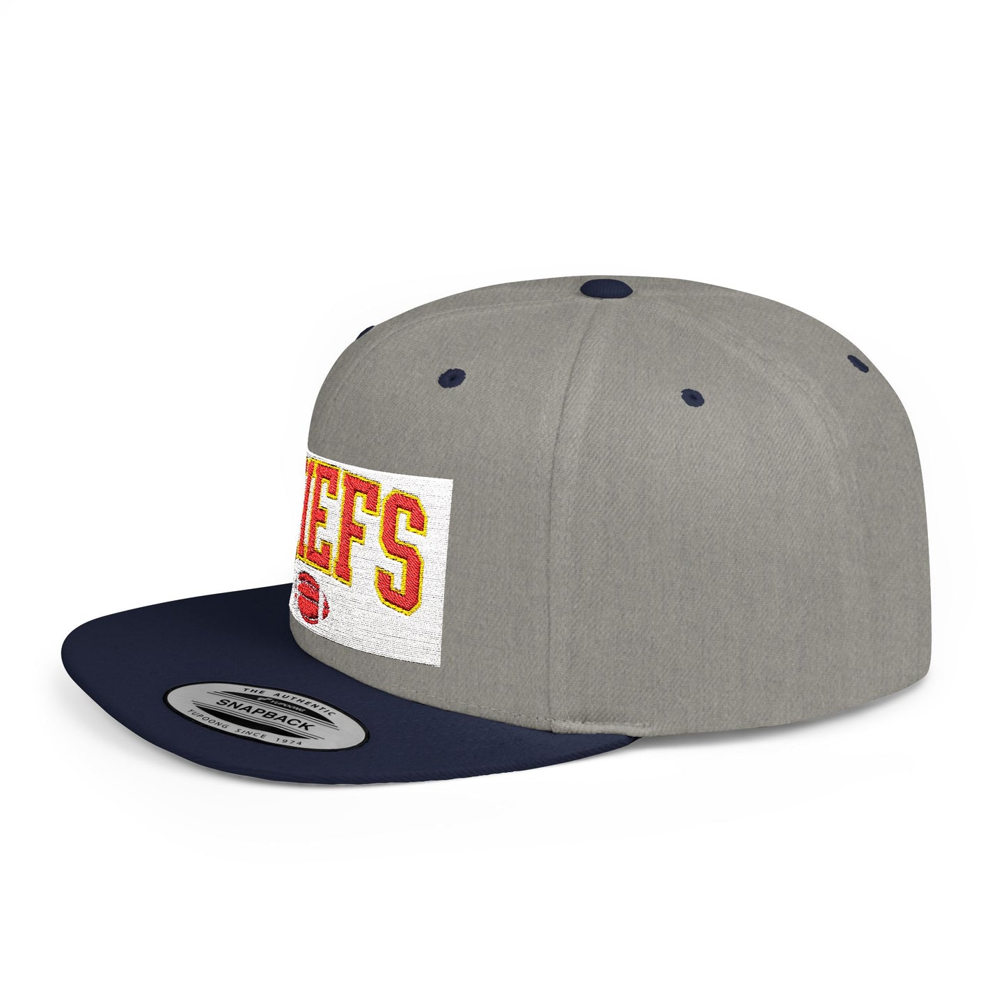 Football Snapback Cap, Game Day Gift Hat, Unisex Sports Holiday Accessory, Flat Bill