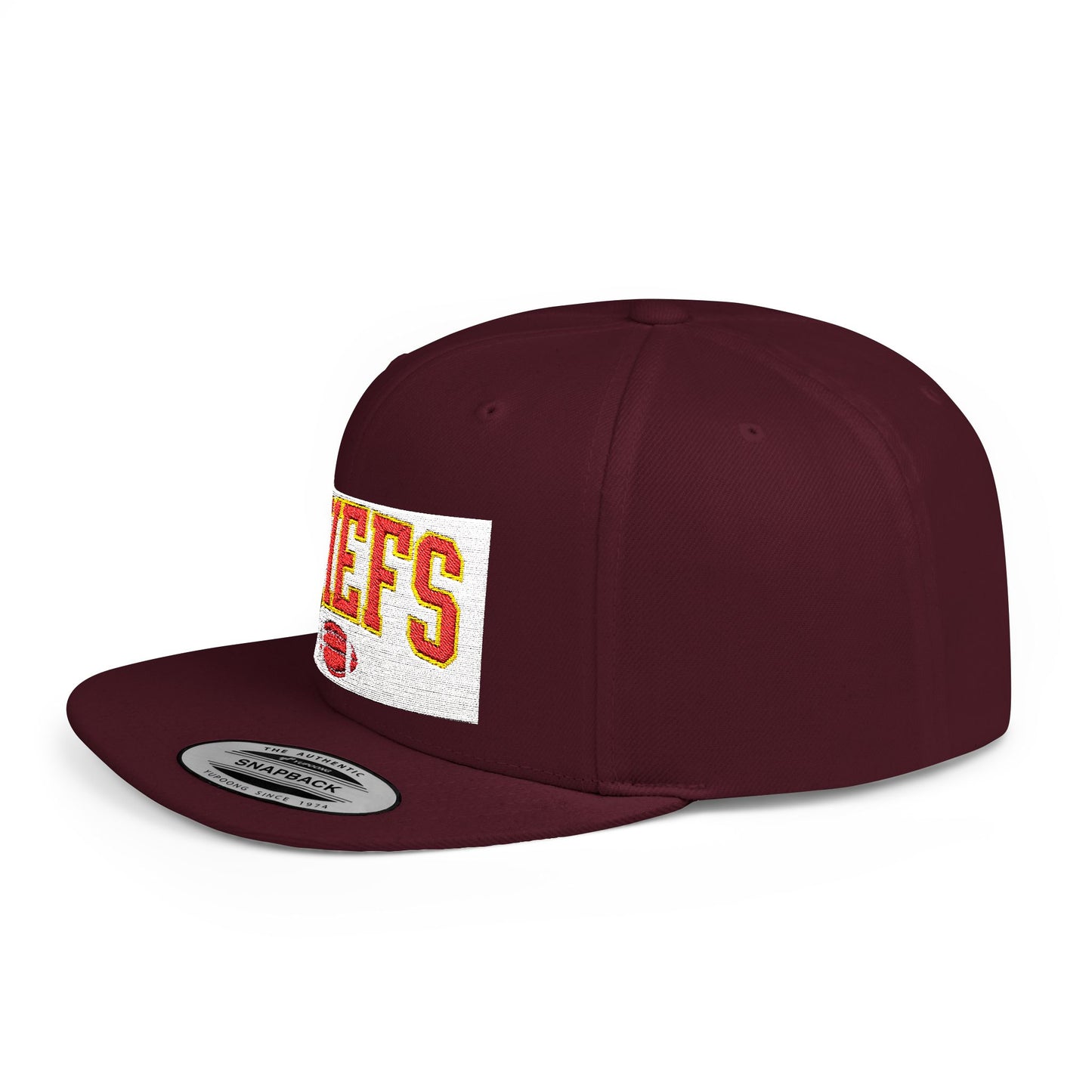 Football Snapback Cap, Game Day Gift Hat, Unisex Sports Holiday Accessory, Flat Bill