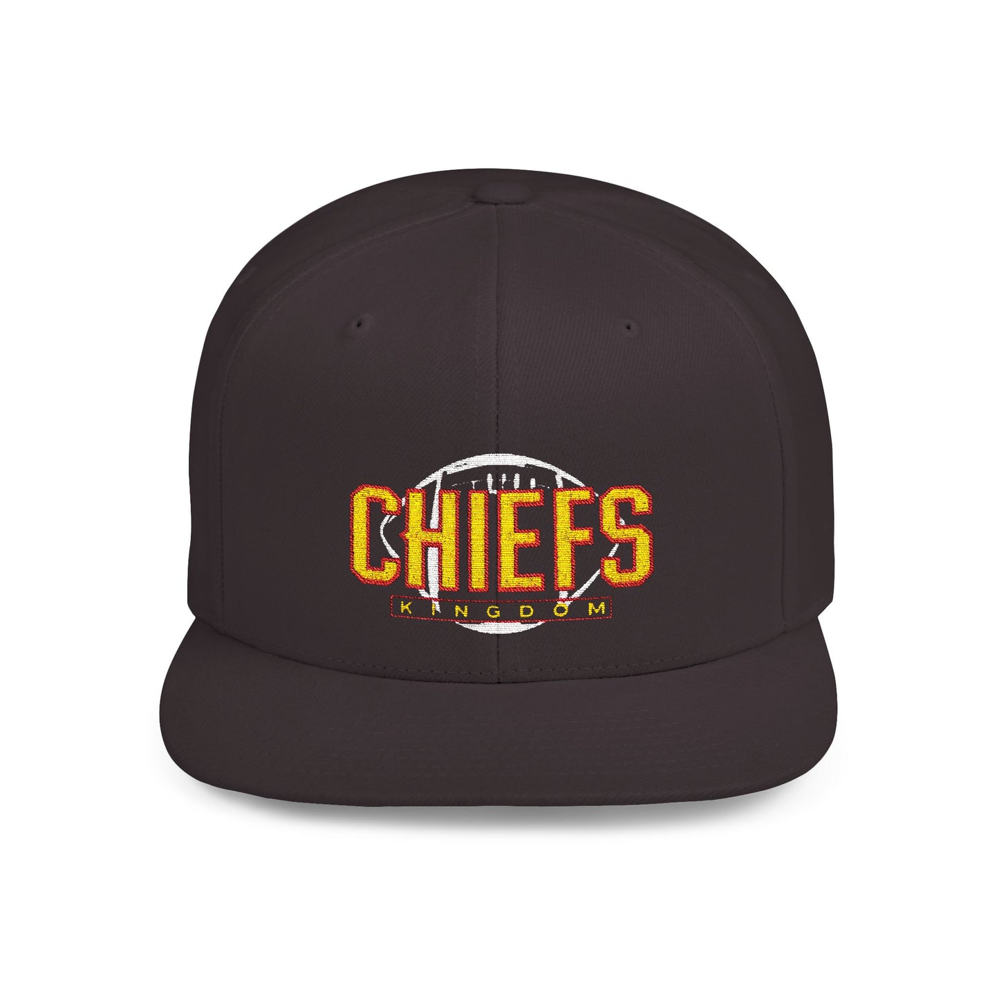 Unisex Football Snapback Cap, Game Day Gift Hat, Unisex Sports Holiday Accessory, Flat Bill