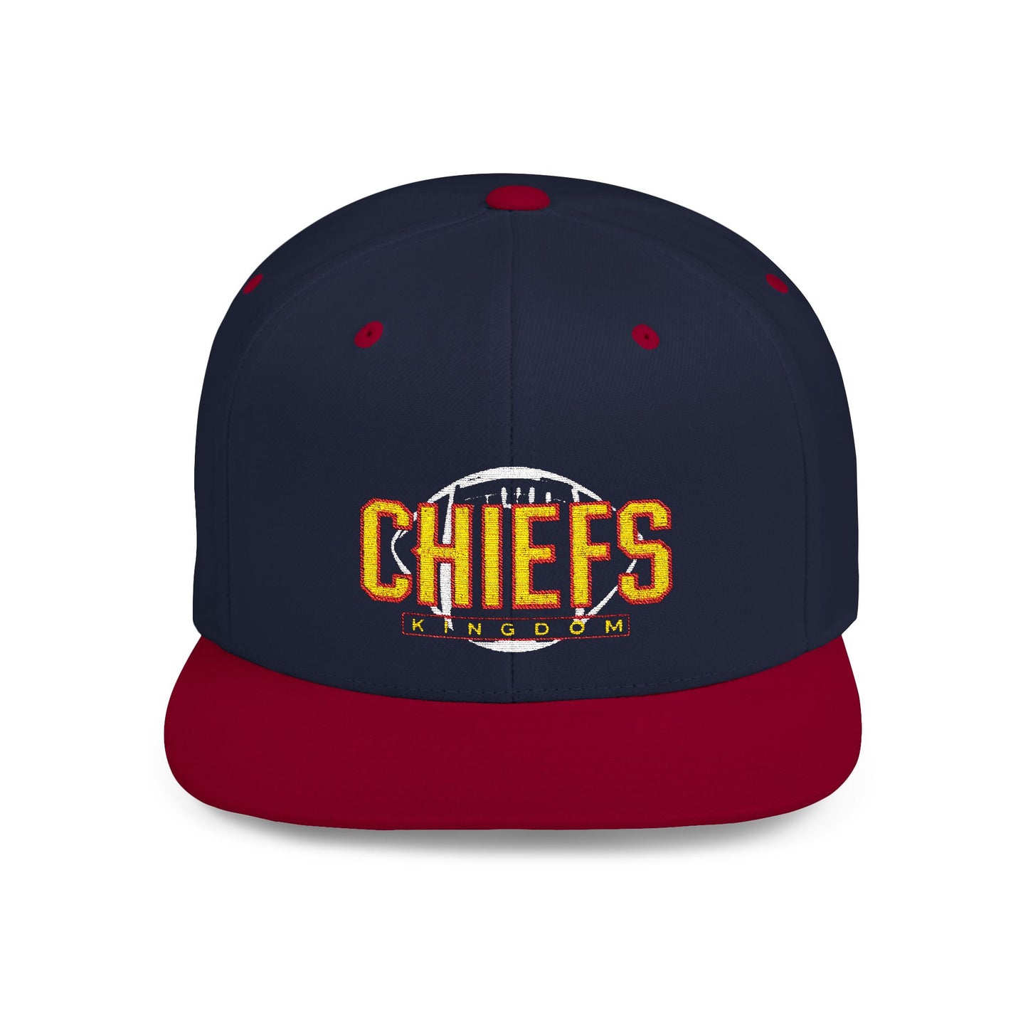 Unisex Football Snapback Cap, Game Day Gift Hat, Unisex Sports Holiday Accessory, Flat Bill