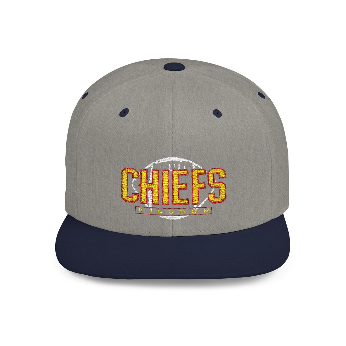Unisex Football Snapback Cap, Game Day Gift Hat, Unisex Sports Holiday Accessory, Flat Bill