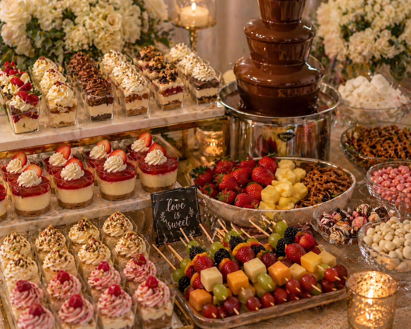 Luxury Dessert Grazing Tables Kansas City | Wedding & Event Dessert Displays