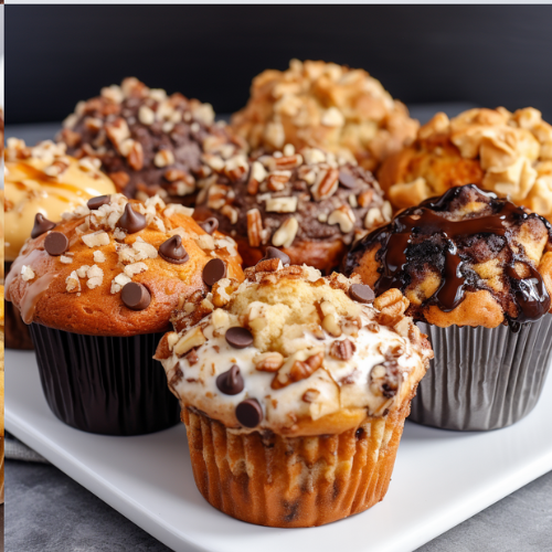 Gourmet Jumbo Muffins – Celiac Safe, Organic | Bakery-Fresh, Soft & Moist | 4 pack