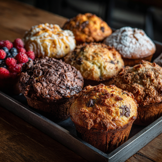 Freshly Milled Celiac Safe Muffin Mix 1 lb (16 oz) – Organic Brown Rice, Sweet Rice & Corn Starch Blend with Vanilla Bean